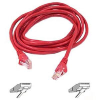 Belkin Patch cable - RJ-45(M) - RJ-45(M), 10m - UTP ( CAT 5e ) - Red (A3L791B10M-RED)